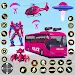 Bus Robot Car War Robot Game 1