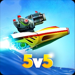 Battle Bay MOD APK (Vô Hạn Tiền, Bắn Nhanh, Nâng Cấp Vũ Khí, Tàu Chiến) v5.0.0